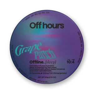 Off Hours | Offline Grape Punch | 10pk 100mg Gummies