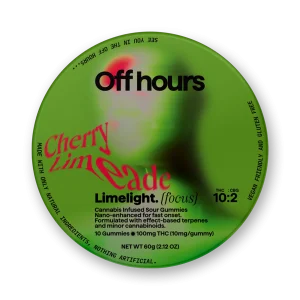Off Hours | Limelight Cherry Limeade | 10pk 100mg Gummies