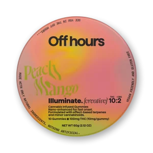 Off Hours | Illuminate Peach Mango | 10pk 100mg Gummies