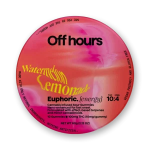 Off Hours | Euphoric Watermelon Lemonade | 10pk 100mg Gummies